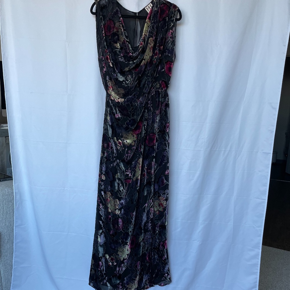 HAUTE HIPPIE BURNOUT VELVET GOWN